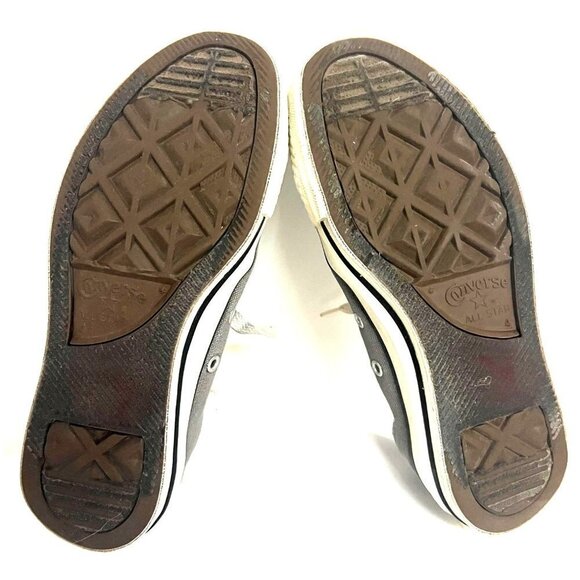 Converse Chuck Taylor All Star Gray Low Top Sneakers Shoes US 6 Old School Retro - Picture 7 of 8